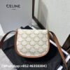 AAA+ CELINE Mini Besace IN Triomphe Canvas and calfskin Replica | 1:1 Copy with In-Hand Pics