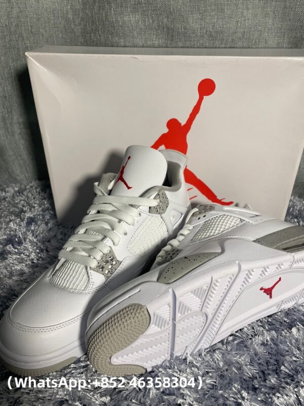 AAA+ Air Jordan 4 Retro White Oreo CT8527-100 Replica Sneakers – 1:1 Best Copy with In-Hand Photos