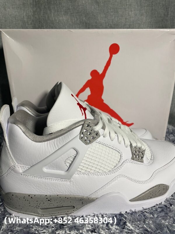 AAA+ Air Jordan 4 Retro White Oreo CT8527-100 Replica Sneakers – 1:1 Best Copy with In-Hand Photos