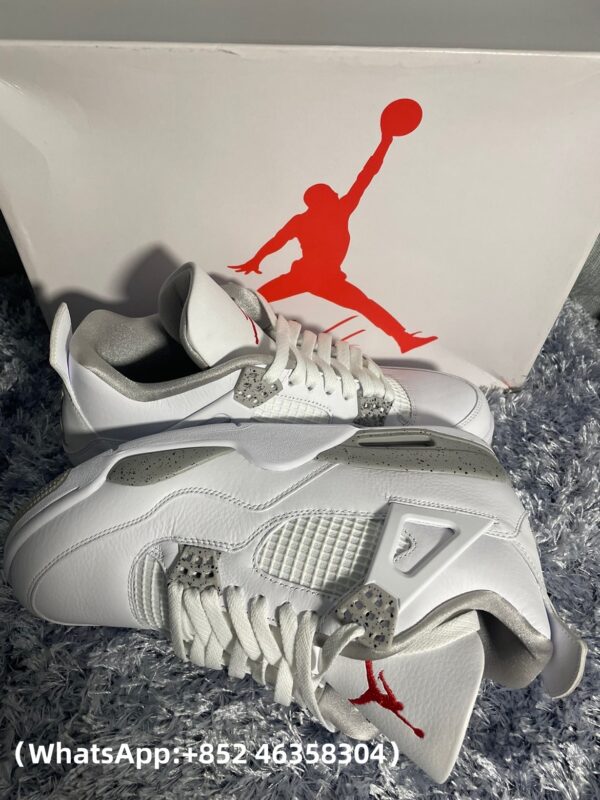 AAA+ Air Jordan 4 Retro White Oreo CT8527-100 Replica Sneakers – 1:1 Best Copy with In-Hand Photos