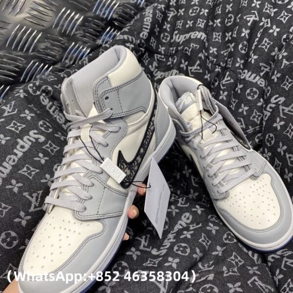 AAA+ Dior AJ1 High OG CN8607-002 Replica Sneakers - 1:1 Best Copy with In-Hand Photos