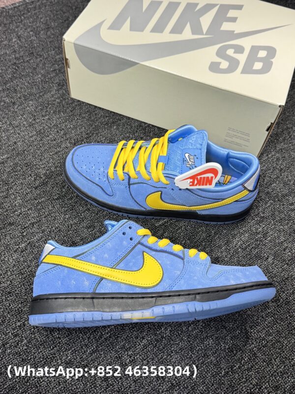 AAA+ The Powerpuff Girls x Nike SB Dunk Low “Bubbles” FZ8320-400 Replica Sneakers – 1:1 Best Copy with In-Hand Photos
