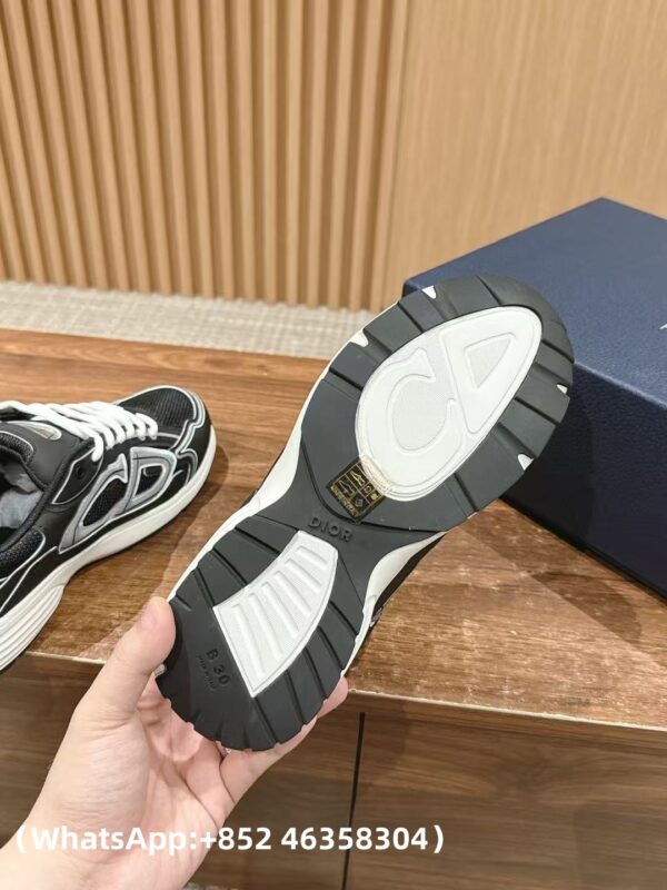 AAA+ Dior B30 Countdown Black Sneaker Replica Sneaker – 1:1 Best Copy with In-Hand Photos