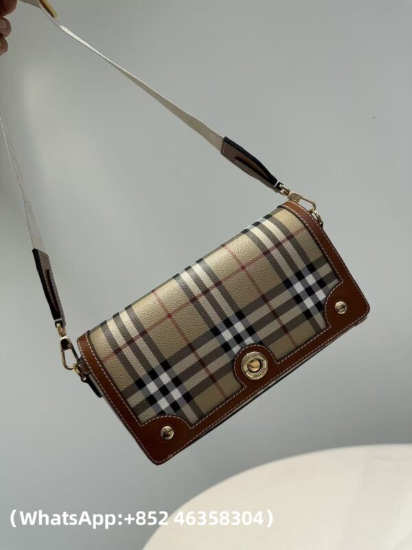 AAA+ Burberry Top Handle Note Bag Replica | 1:1 Copy with In-Hand Pics