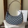 AAA+ Celine Ava Bag IN Triomphe Canvas and calfskin Replica | 1:1 Copy with In-Hand Pics