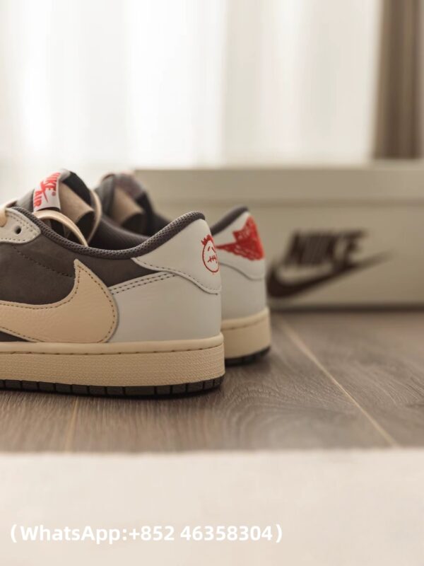 AAA+ Travis Scott x Air Jordan 1 Low Reverse Mocha DM7866-162 Replica Sneakers – 1:1 Best Copy with In-Hand Photos