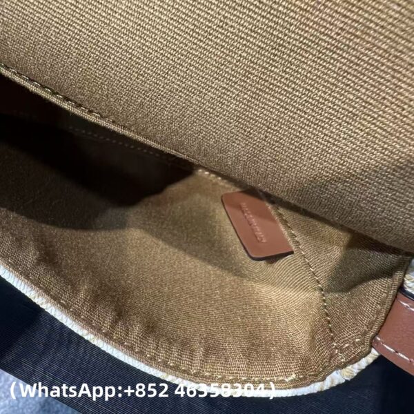 AAA+ CELINE Mini Besace IN Triomphe Canvas and calfskin Replica | 1:1 Copy with In-Hand Pics