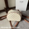AAA+ CELINE MEDIUM BACKPACK FOLCO in Triomphe Canvas and calfskin Replica | 1:1 Copy with In-Hand Pics