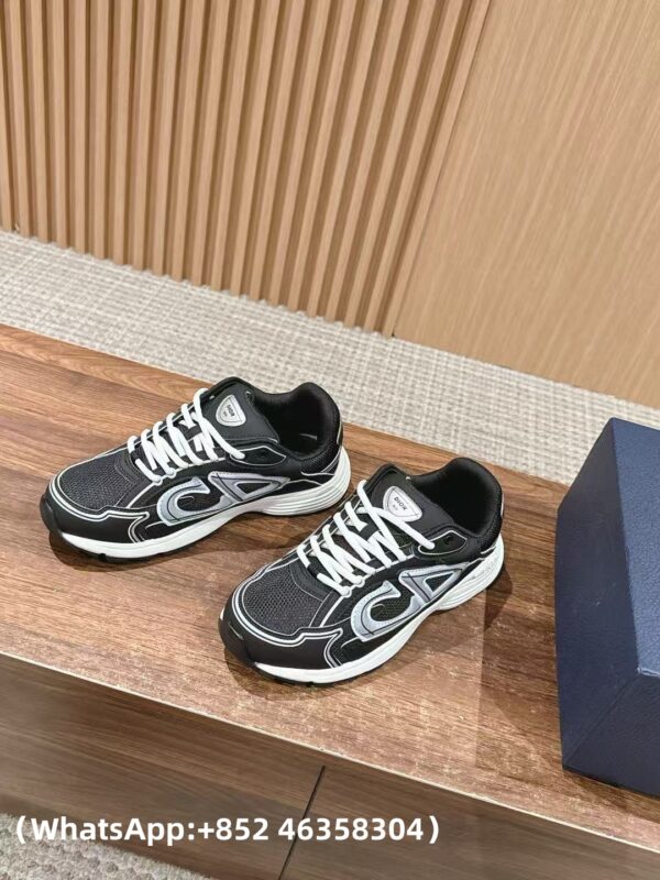 AAA+ Dior B30 Countdown Black Sneaker Replica Sneaker – 1:1 Best Copy with In-Hand Photos