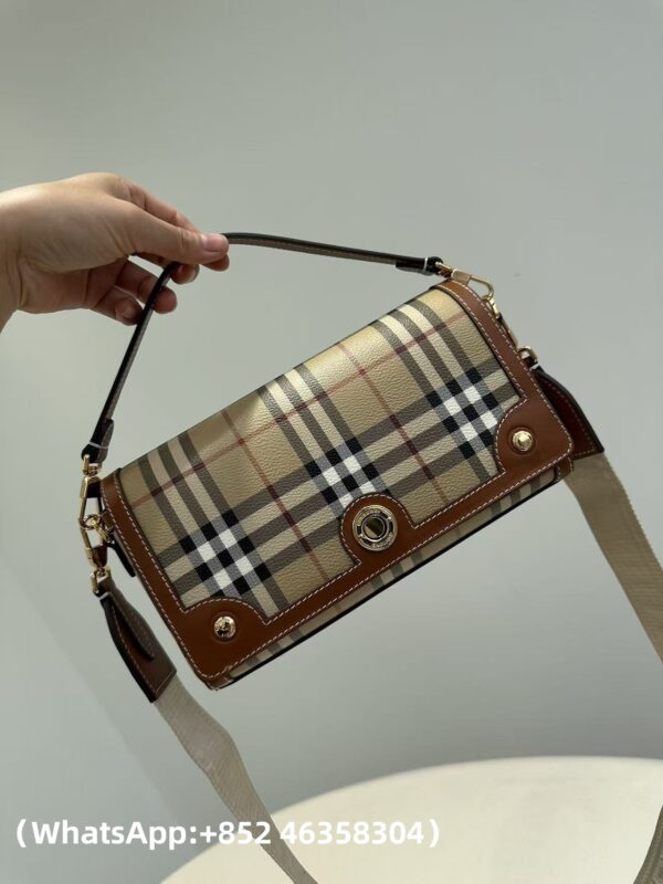 AAA+ Burberry Top Handle Note Bag Replica | 1:1 Copy with In-Hand Pics