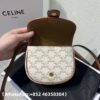 AAA+ CELINE Mini Besace IN Triomphe Canvas and calfskin Replica | 1:1 Copy with In-Hand Pics