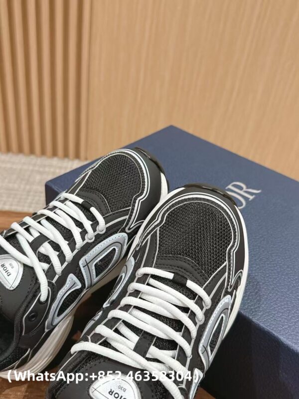 AAA+ Dior B30 Countdown Black Sneaker Replica Sneaker – 1:1 Best Copy with In-Hand Photos