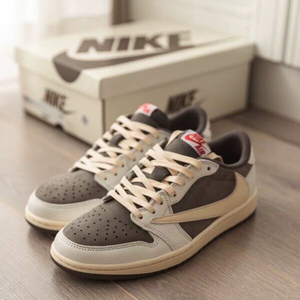 AAA+ Travis Scott x Air Jordan 1 Low Reverse Mocha DM7866-162 Replica Sneakers – 1:1 Best Copy with In-Hand Photos