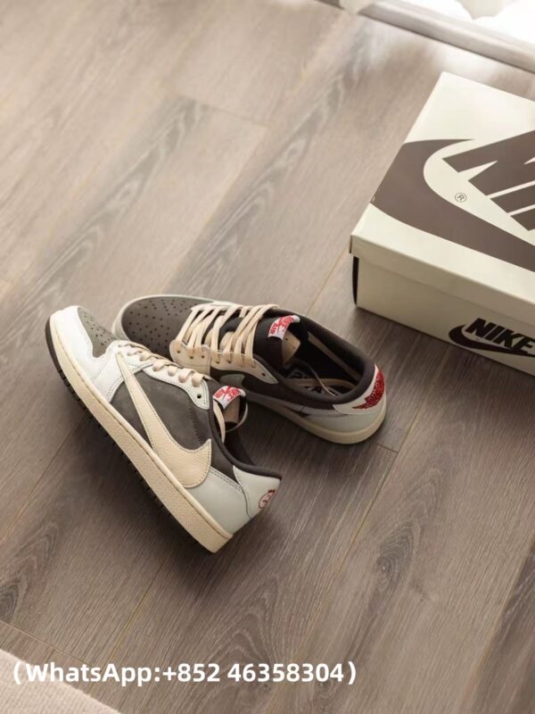 AAA+ Travis Scott x Air Jordan 1 Low Reverse Mocha DM7866-162 Replica Sneakers – 1:1 Best Copy with In-Hand Photos