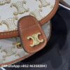 AAA+ CELINE Mini Besace IN Triomphe Canvas and calfskin Replica | 1:1 Copy with In-Hand Pics