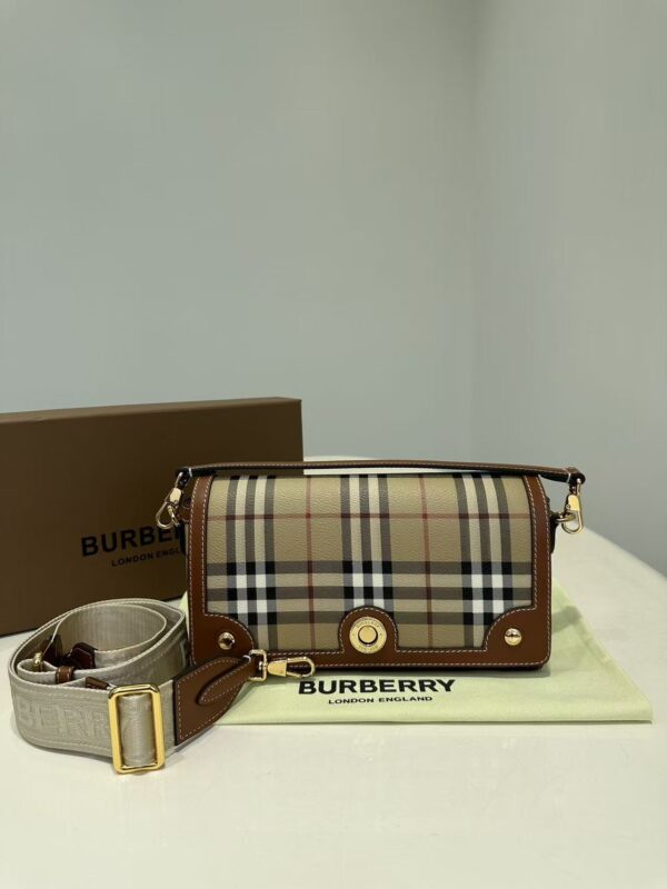 AAA+ Burberry Top Handle Note Bag Replica | 1:1 Copy with In-Hand Pics
