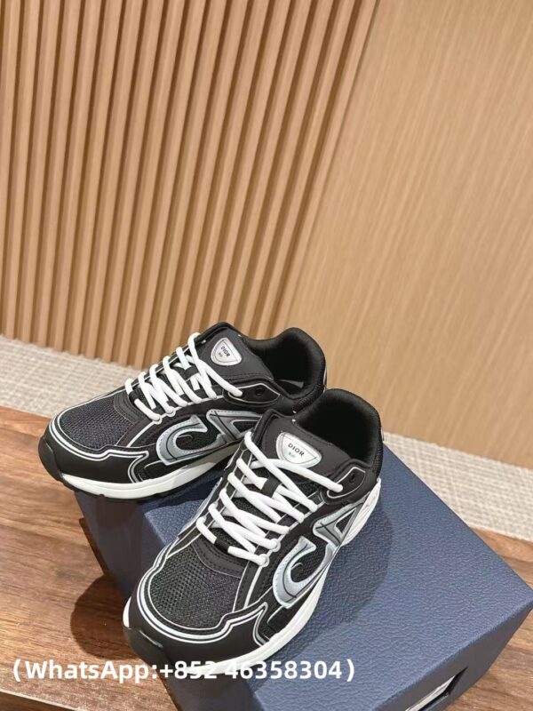 AAA+ Dior B30 Countdown Black Sneaker Replica Sneaker – 1:1 Best Copy with In-Hand Photos