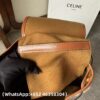 AAA+ CELINE MEDIUM BACKPACK FOLCO in Triomphe Canvas and calfskin Replica | 1:1 Copy with In-Hand Pics