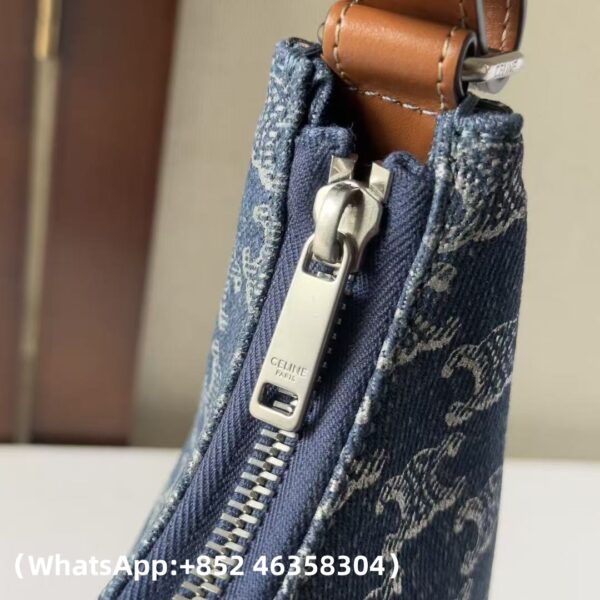 AAA+ Celine Ava Bag IN Triomphe Canvas and calfskin Replica | 1:1 Copy with In-Hand Pics