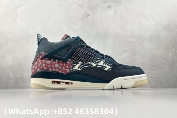 AAA+ Jordan 4 Retro SE 'Sashiko' CW0898 400 Replica Sneakers – 1:1 Best Copy with In-Hand Photos