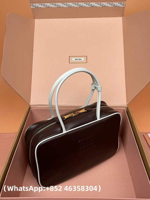 Miu Miu Beau Leather Bag Replica Bags