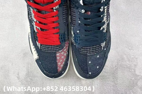 AAA+ Jordan 4 Retro SE 'Sashiko' CW0898 400 Replica Sneakers – 1:1 Best Copy with In-Hand Photos