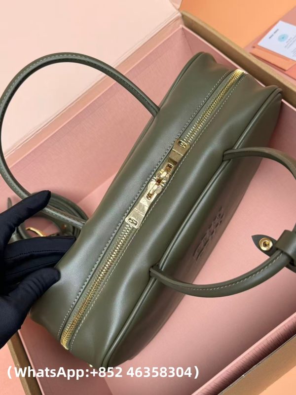 Miu Miu Beau leather top-handle bag Replica Bags