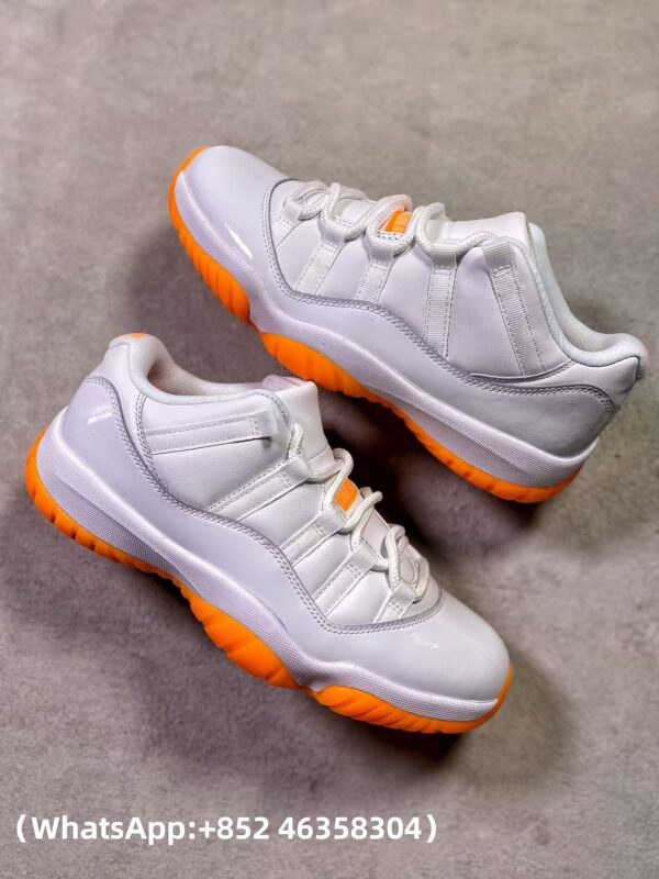 AAA+ Wmns Jordan 11 Retro Low 'Bright Citrus' Replica Sneakers – 1:1 Best Copy with In-Hand Photos