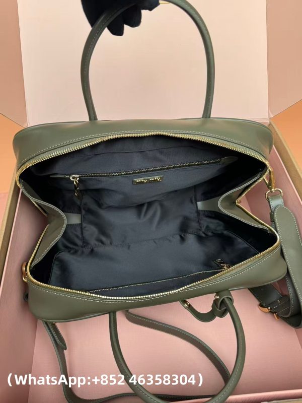 Miu Miu Beau leather top-handle bag Replica Bags