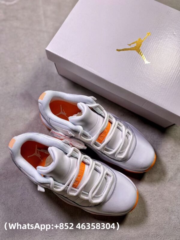 AAA+ Wmns Jordan 11 Retro Low 'Bright Citrus' Replica Sneakers – 1:1 Best Copy with In-Hand Photos