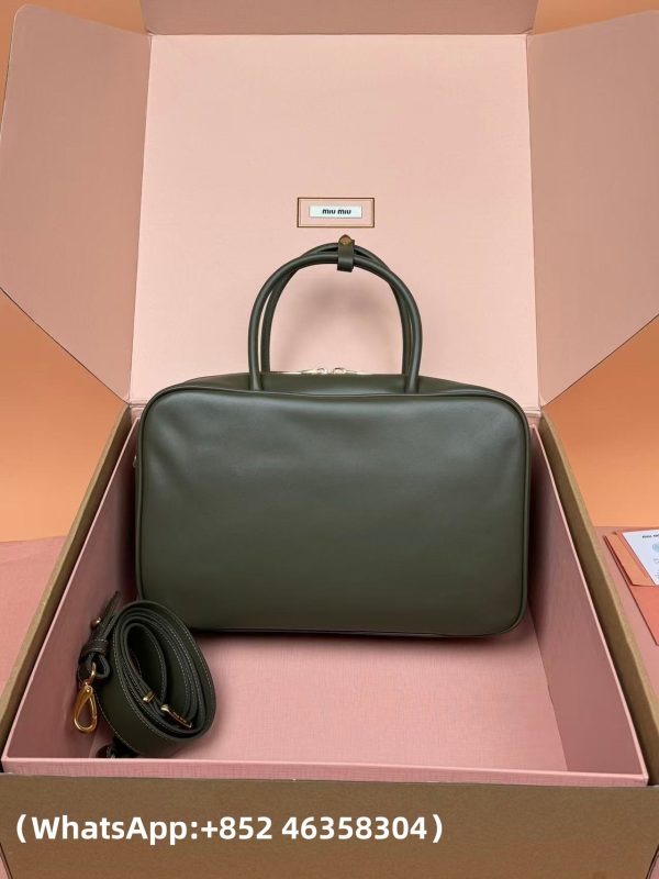 Miu Miu Beau leather top-handle bag Replica Bags