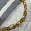 AAA+ Dior Small Dior Jolie Top Handle Bag Latte Cannage Calfskin Replica | 1:1 Copy with In-Hand Pics