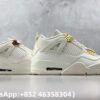 AAA+ Wmns Jordan 4 Retro 'Metallic Gold' AQ9129 170 Replica Sneakers – 1:1 Best Copy with In-Hand Photos