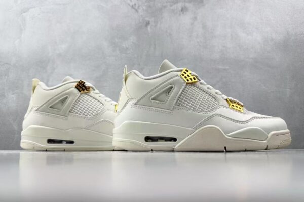 AAA+ Wmns Jordan 4 Retro 'Metallic Gold' AQ9129 170 Replica Sneakers – 1:1 Best Copy with In-Hand Photos