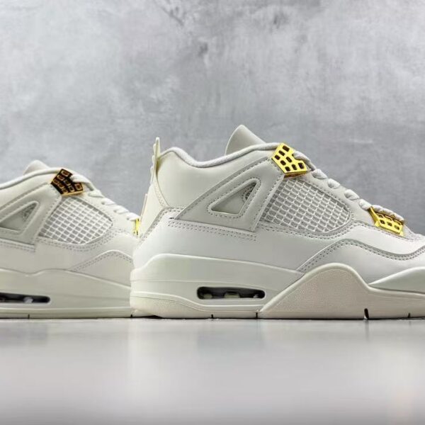 AAA+ Wmns Jordan 4 Retro 'Metallic Gold' AQ9129 170 Replica Sneakers – 1:1 Best Copy with In-Hand Photos
