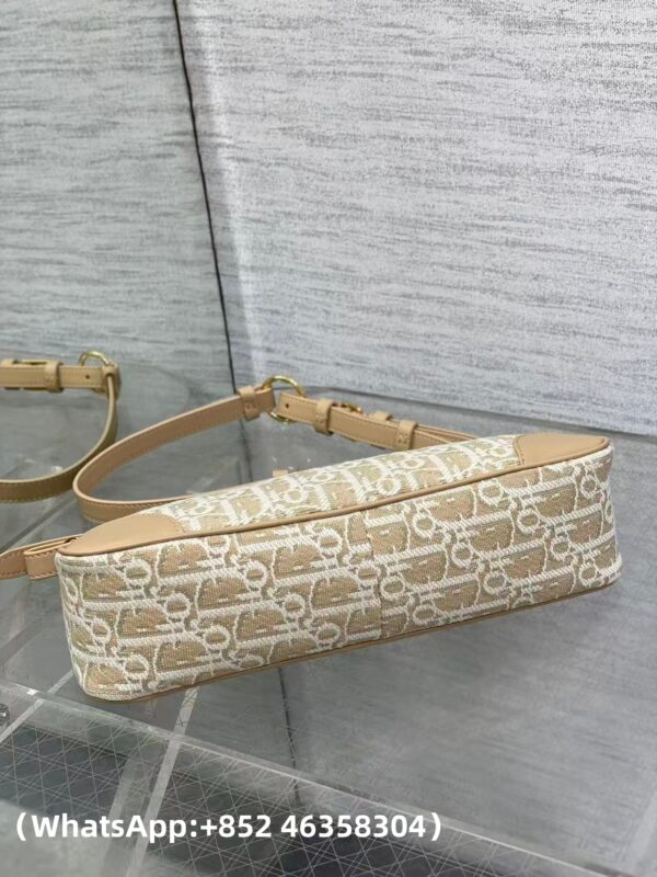 AAA+ Dior 30 Montaigne Wanderlust Mini Bag Dior Oblique Jacquard and Smooth Calfskin Replica | 1:1 Copy with In-Hand Pics