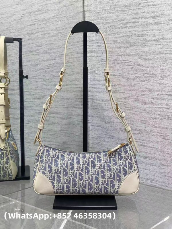 AAA+ Dior 30 Montaigne Wanderlust Mini Bag Dior Oblique Jacquard and Smooth Calfskin Replica | 1:1 Copy with In-Hand Pics