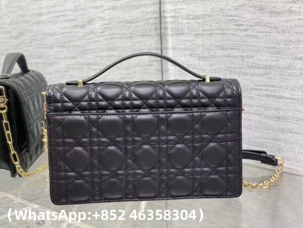AAA+ Dior My Dior Top Handle Bag Cannage Lambskin Replica | 1:1 Copy with In-Hand Pics