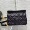 AAA+ Dior Mini Dior Jolie Top Handle Bag Black Cannage Calfskin Replica | 1:1 Copy with In-Hand Pics