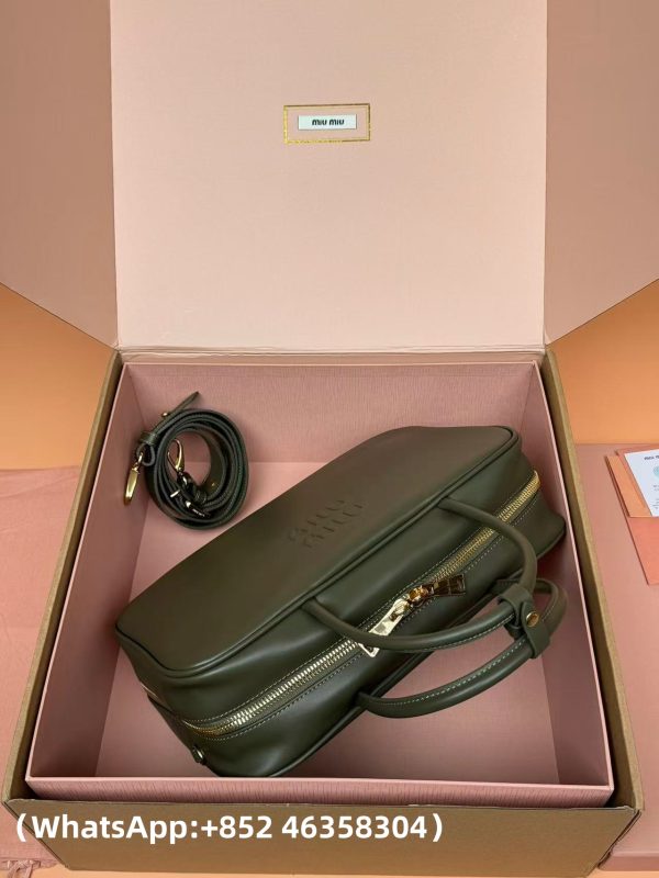 Miu Miu Beau leather top-handle bag Replica Bags