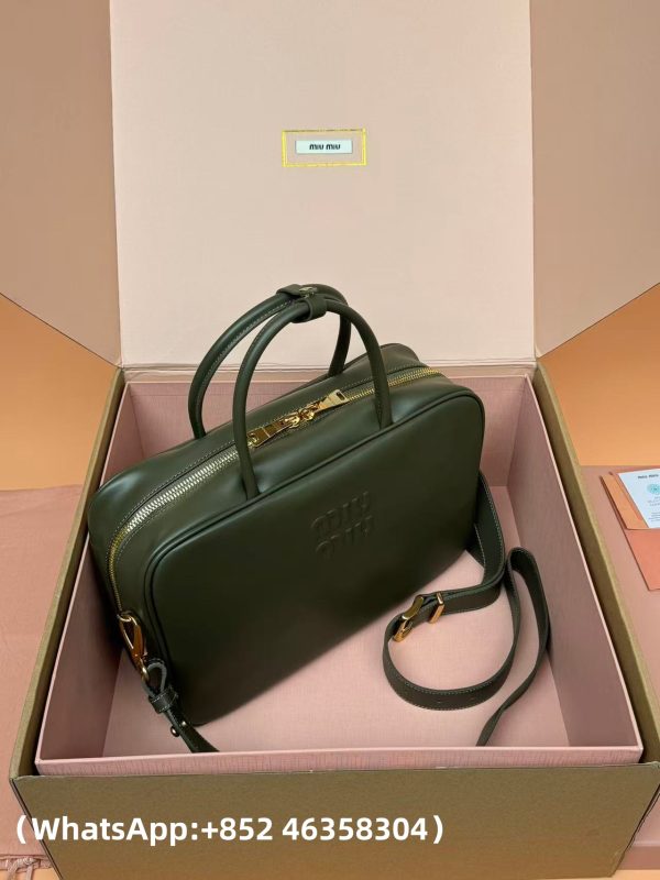 Miu Miu Beau leather top-handle bag Replica Bags
