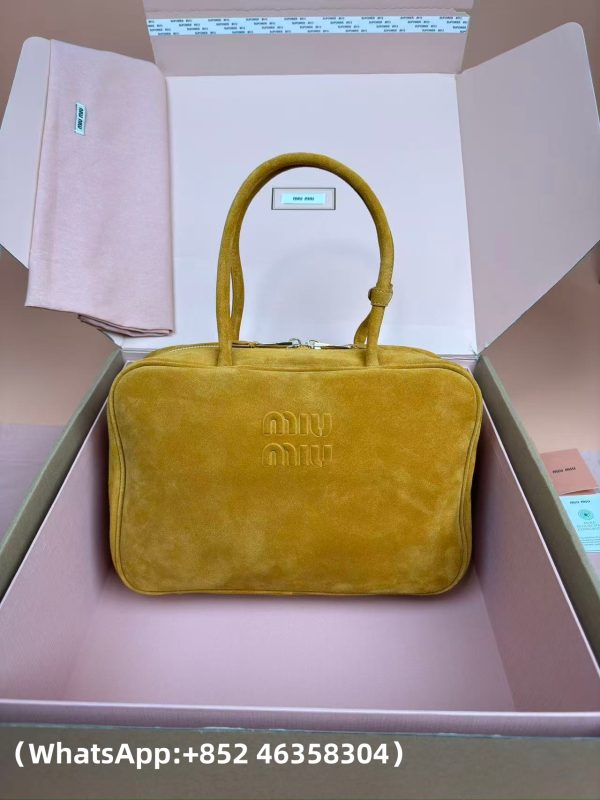 Miu Miu Suede Beau bag Replica Bags