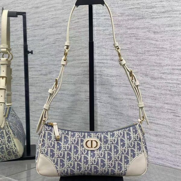 AAA+ Dior 30 Montaigne Wanderlust Mini Bag Dior Oblique Jacquard and Smooth Calfskin Replica | 1:1 Copy with In-Hand Pics