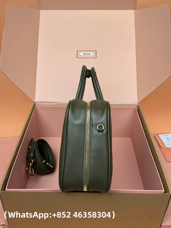 Miu Miu Beau leather top-handle bag Replica Bags