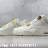 AAA+ Wmns Jordan 4 Retro 'Metallic Gold' AQ9129 170 Replica Sneakers – 1:1 Best Copy with In-Hand Photos