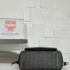 AAA+ MCM Reversible Liz Shopper in Visetos, Black Replica | 1:1 Copy with In-Hand Pics