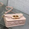 AAA+ Dior Mini Dior Jolie Top Handle Bag Powder Pink Cannage Calfskin Replica | 1:1 Copy with In-Hand Pics