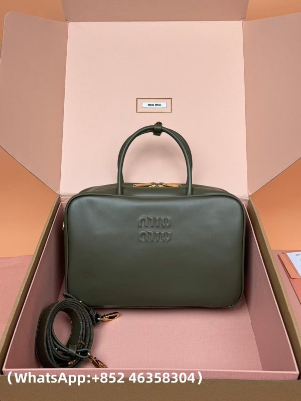 Miu Miu Beau leather top-handle bag Replica Bags