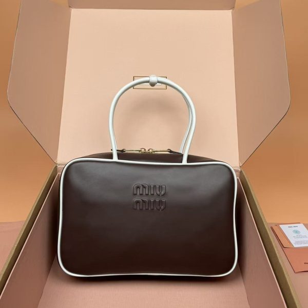 Miu Miu Beau Leather Bag Replica Bags