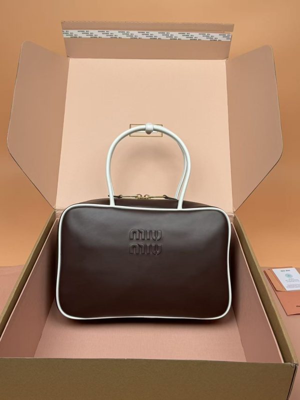 Miu Miu Beau Leather Bag Replica Bags